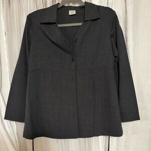 Motherhood Black Button Down Shirt Relaxed Fit